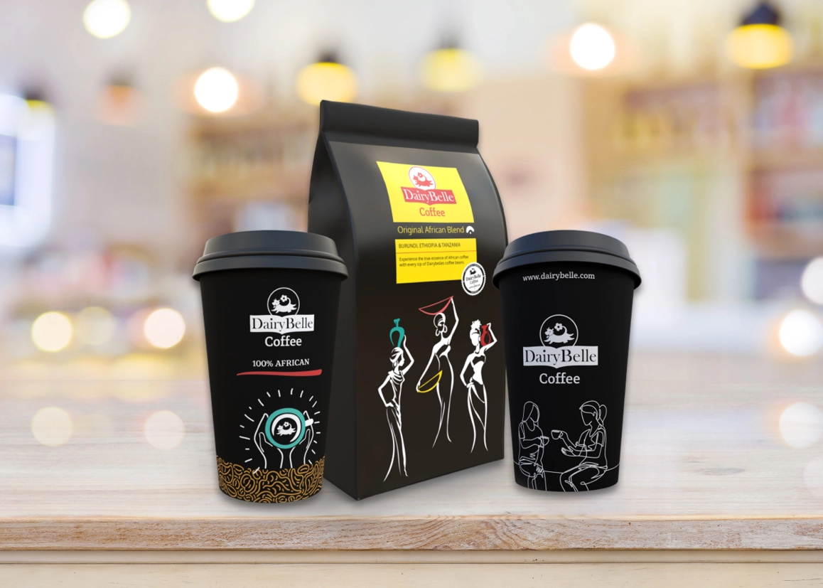 DairyBelle Coffee Packaging